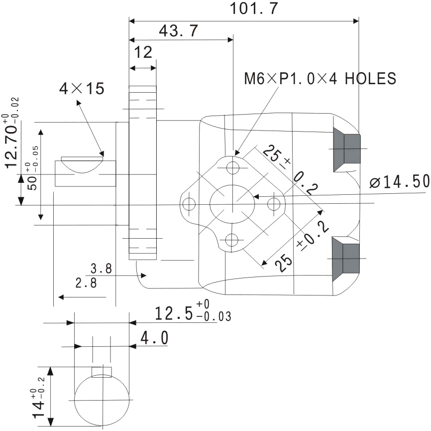 HGP-2A 系列外形尺寸圖